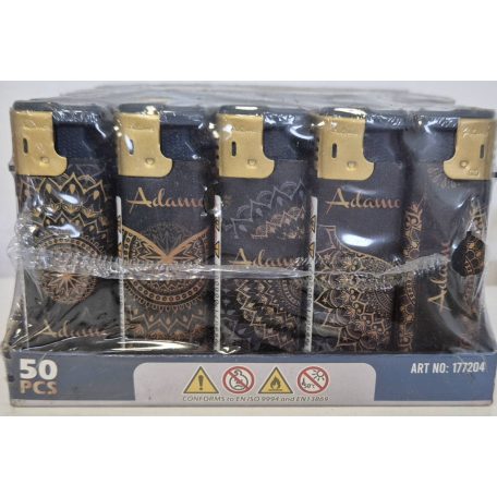 Adamo öngyújtó 50db 177204 Gold Mandala Vastag