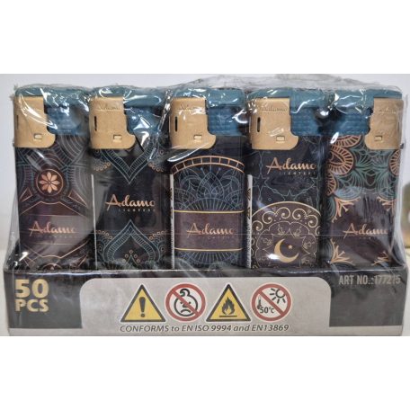 Adamo öngyújtó 50db 177215 Green Gold Vastag