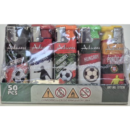 Adamo öngyújtó 50db 177235 Hungary Football Vastag