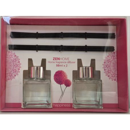 ZenHome Pálcikás Illatosító 2x50 ml Happiness