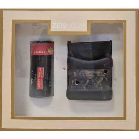 ZenHome Elefánt kerámia szett+ Illóolaj 10 ml 100% natural Édes narancs