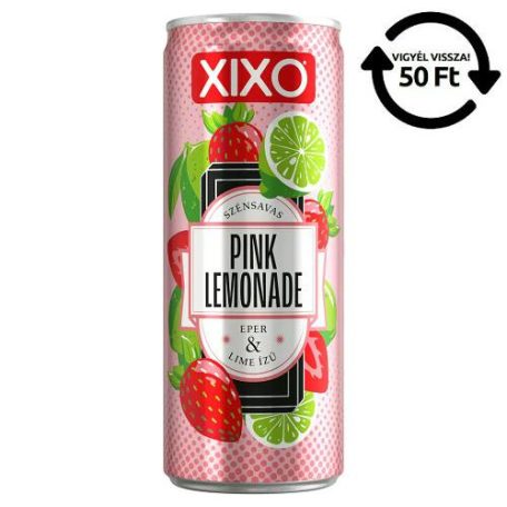 XIXO Soft Drink 250ml Limonádé Pink