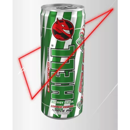 HELL 250 ml Energiaital APPLE PIE (24)