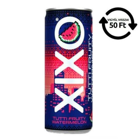 XIXO Soft Drink 250ml Tutti Fruity GÖRÖGDINNYE