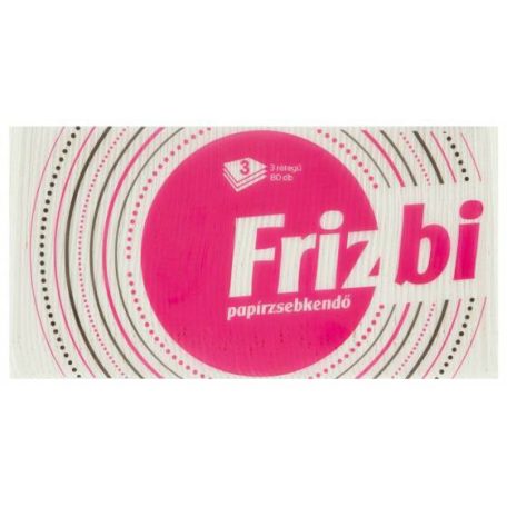 Frizbi Papírzsebkendő 3rtg 80lap (60)