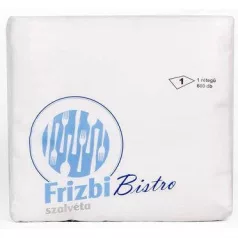 Frizbi Szalvéta Bisztro éttermi 1rtg, 15x15cm, 600lap (18)