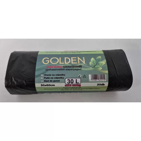 Szemeteszsák Golden extra 30l 50x60cm, 20db