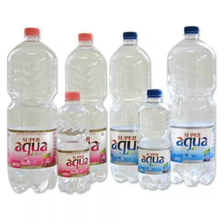 SuperAqua ásványvíz 1,5L szénsavas DRS.