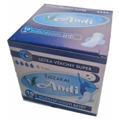 Andi E.ü. betét éjszakai 10db-os