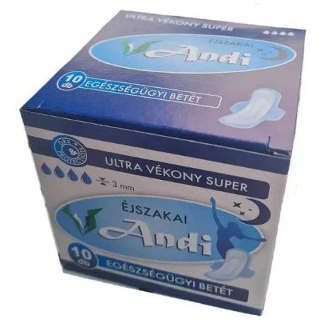 Andi E.ü. betét éjszakai 10db-os