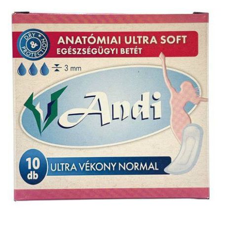 Andi E.Ü.Betét Ultra Vékony Normál 10db-os/Anatómiai