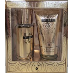   V.V.Love Szett "Hombre de Oro" (tusfürdő 75ml+testpermet 85ml)