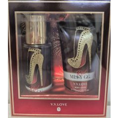   V.V.Love Szett "Missy GG-piros" (testpermet 50ml+testápoló 50ml)