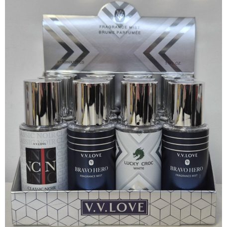 V.V.Love Testpermet 90 ml F.F. "Classic Noir"Bravo Hero"Lucky Croc"