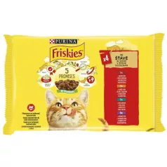 Friskies 5 Promises 4X85g húsos (12)p