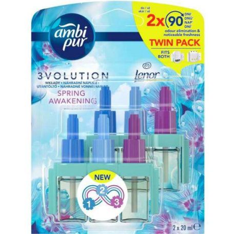 Ambi Pur illatosító 3volution ut.Twin Pack Spring Fresh 2x20ml.