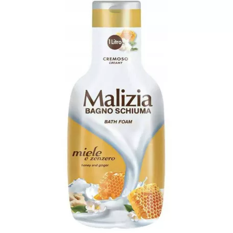 Malizia Habfürdő 1L MIELE Honey and ginger