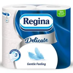   Regina Wc papír Delicate 4 tekercs, 3 réteg Gentle Feeling 150lap (14)