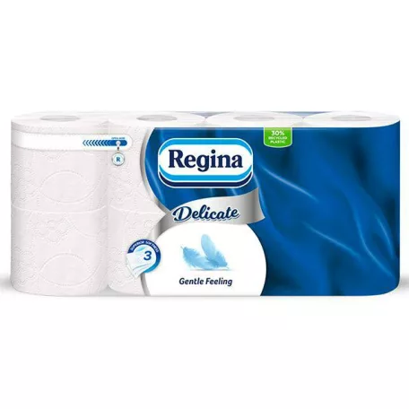 Regina Wc papír Delicate 8 tekercs, 3 réteg Gentle Feeling (7)