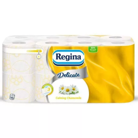 Regina Wc papír Delicate 16 tekercs, 3 réteg Kamilla