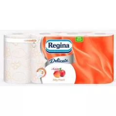 Regina Wc papír Delicate 8 tekercs, 3 réteg Barack (7)