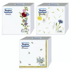   Regina Szalvéta Flower (Kalocsai, Levendula, Mezei virágok) 33X33cm 45lap 1r 28