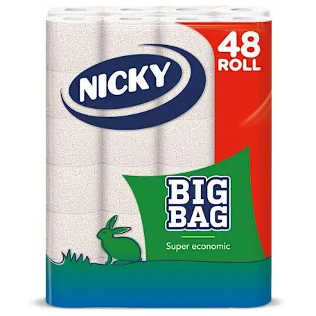 NICKY Wc papír 2rét, 48 tekercs