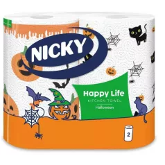 Nicky Háztartási papírtörlő HALLOWEEN 2rét, 2tek (12)
