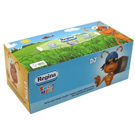 Regina Papírzsebkendő dobozos MILLA(gyerek) 4 trg/96lap