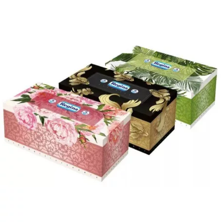 Regina Papírzsebkendő dobozos Elegance 4 trg/96lap