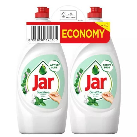 JAR Mosogató 850ml Duo/Sensitive Tea tree