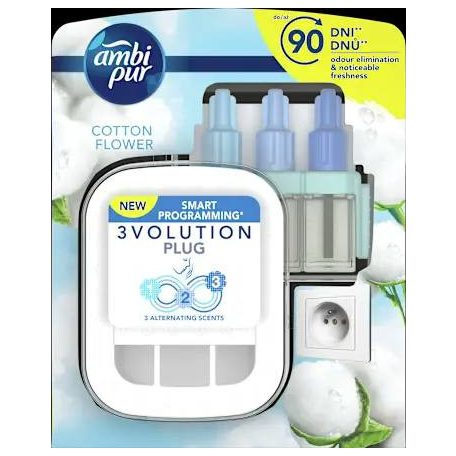 Ambi Pur e3vol. alapcs. Cotton Flower 20ml