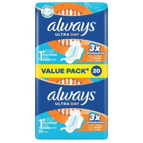 Always Egészségügyi Betét Ultra DUO Normal 20 (10)