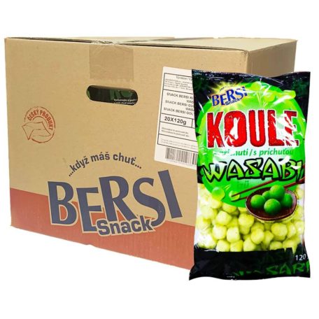 BERSI SNACK 120g Wasabi golyók (20)