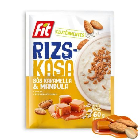 Fit Reggeli Rizskása sós KARAMELLA és mandulával 60g (20)
