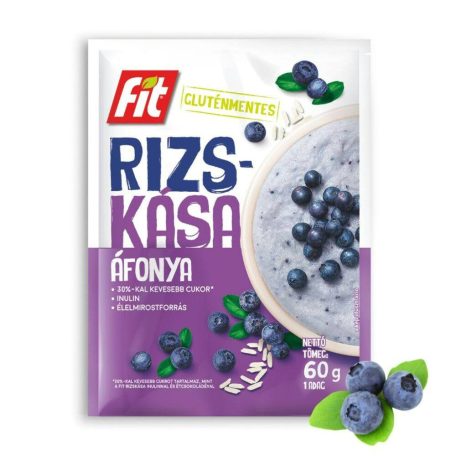 Fit Reggeli Rizskása inulinnal és ÁFONYA 60g (20)