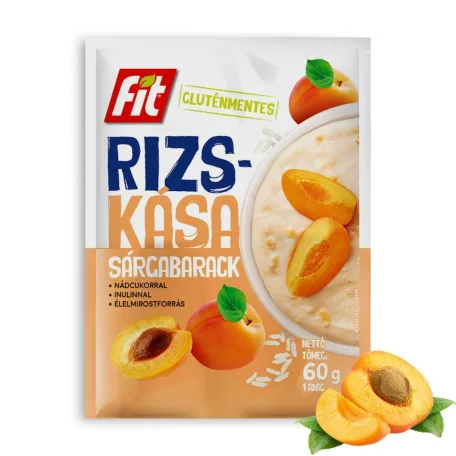 Fit Reggeli Rizskása inulinnal, SÁRGABARACK 60g (20)