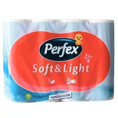 Perfex Wc papír Pure White 24 tek, 3rtg Soft&light (6)