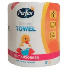   Perfex Háztartási papírtörlő Towel 1tek, 2rét, 500 lap (8)