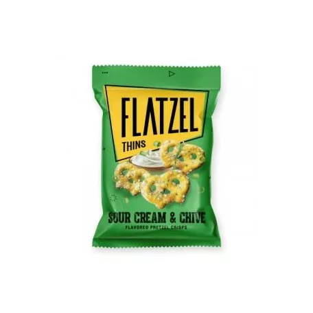 Flatzel tejfölös és snidlinges lapos perec 65g (24)