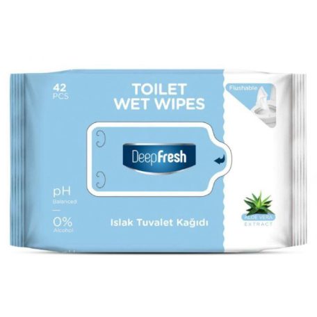 DEEP Fresh Aloe Vera lebomló nedves WC papír 42db
