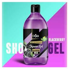 Doxa tusfürdő Relax series 400ml Blackberry & Milk