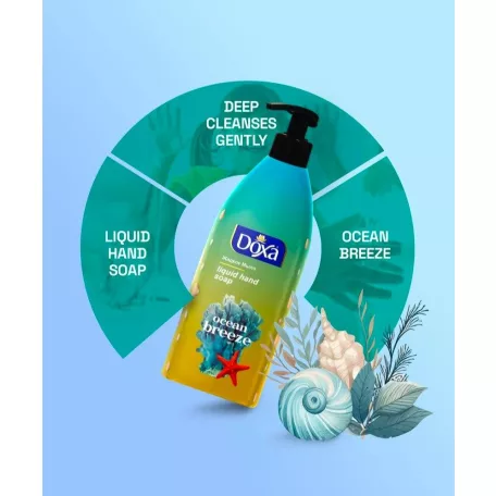 DOXA pumpás folyékony szappan 500ml Ocean breeze (12)