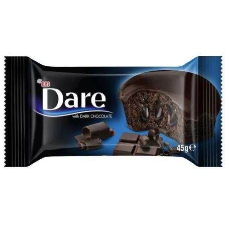 Dare 45g Kakaós Muffin Étcsoki krémmel és bevonattal (24)