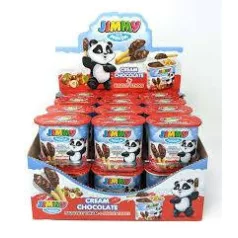 Jimmy Panda Cream chocoládé krém pálcikával 52g (24)
