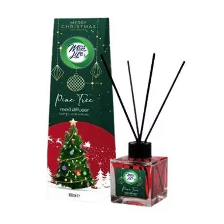 MISS Life Bamboo Pálcikás légfrissítő 100 ml Pine Tree karácsonyi