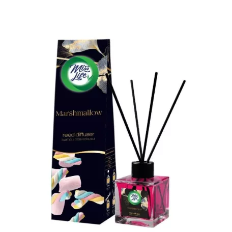 MISS Life Bamboo Pálcikás légfrissítő 100 ml Marshmallow