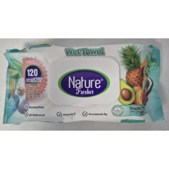 NATURE fresher nedves törlőkendő 120db-os Tropical(12)