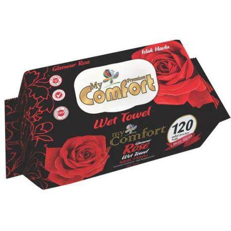 My Comfort nedves törlőkendő 120db-os Rózsa flip (24)