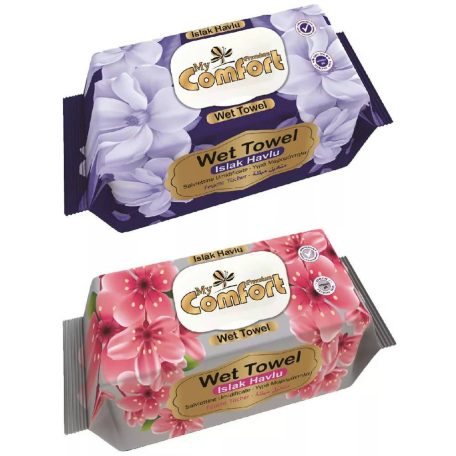 My Comfort nedves törlőkendő 120db-os Flower flip (24)